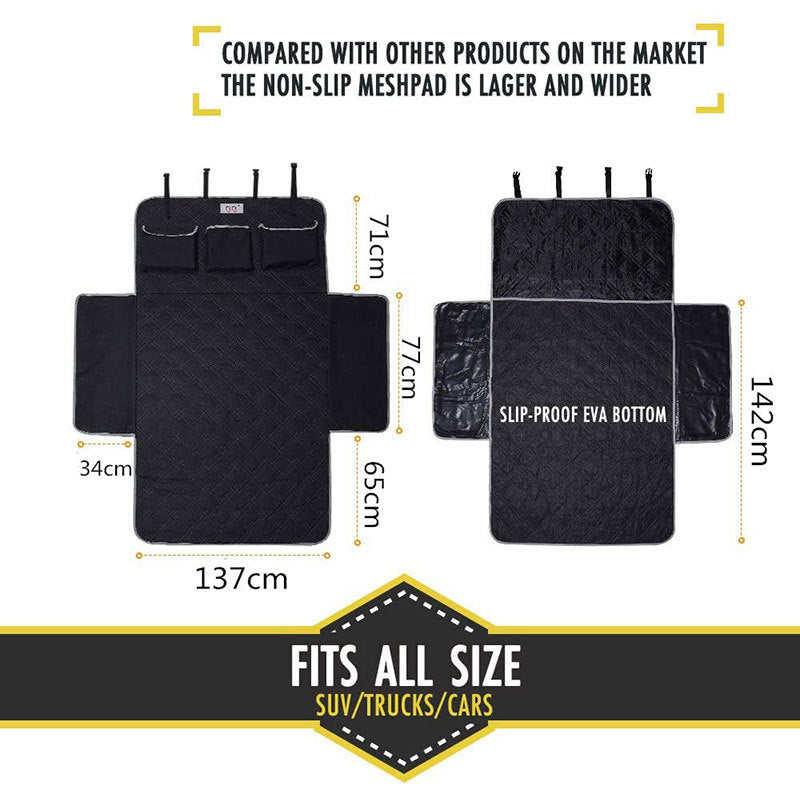 Pet Travel Mat for Car Trunk and Seat