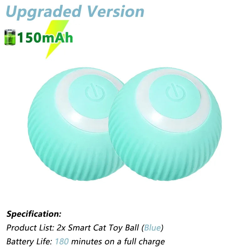 Automatic Interactive Rolling Ball for Cats - Smart Rotating Toy and Game Accessory