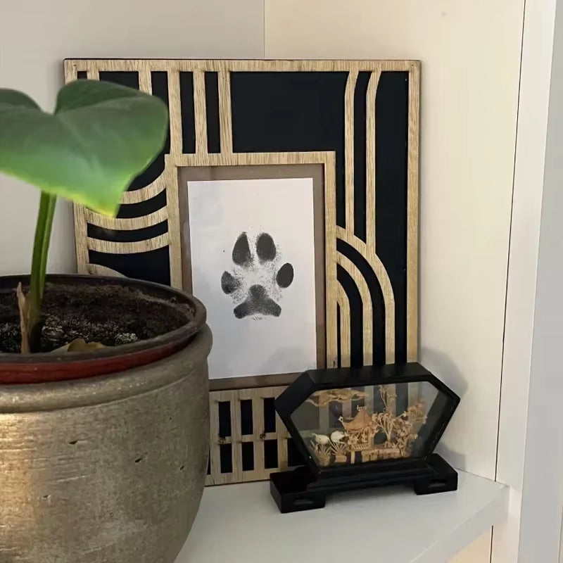Non-Toxic Pet Footprint and Handprint Ink Pad for Safe Paw Print Keepsakes and Accessories