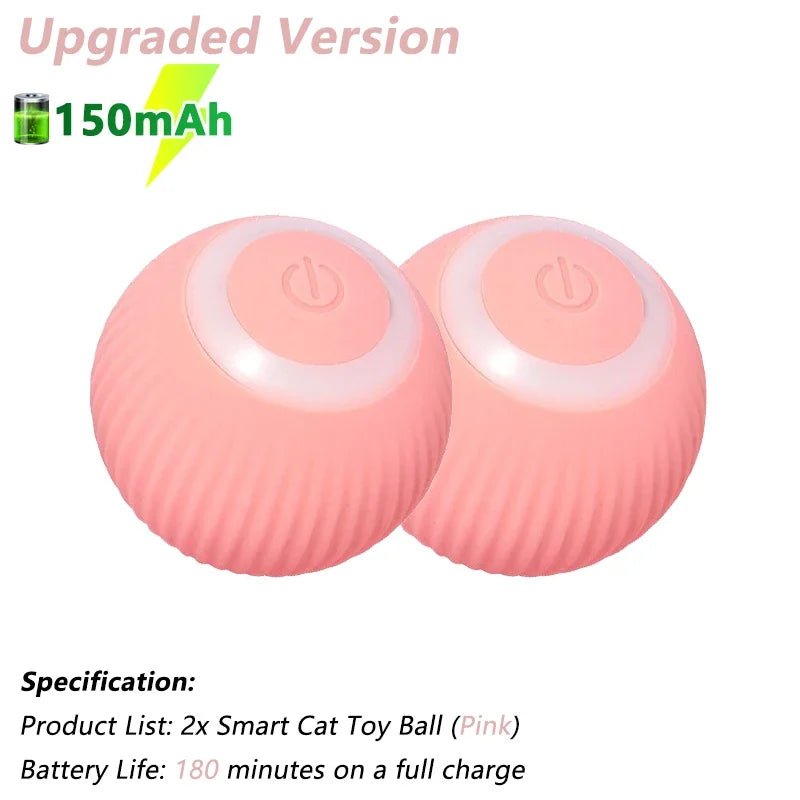 Automatic Interactive Rolling Ball for Cats - Smart Rotating Toy and Game Accessory