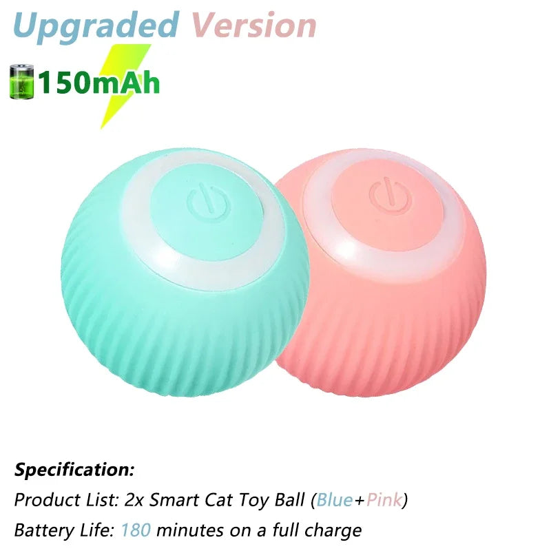 Automatic Interactive Rolling Ball for Cats - Smart Rotating Toy and Game Accessory