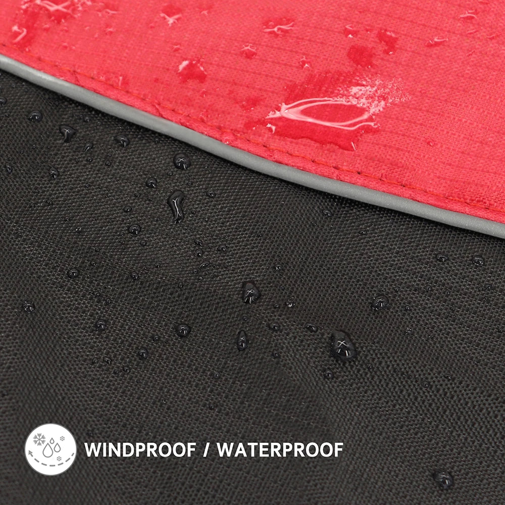 Premium Waterproof Dog Coat - Insulated Reflective Rain Jacket for Medium to Extra Large Breeds, Including French Bulldogs (Sizes XL-6XL)
