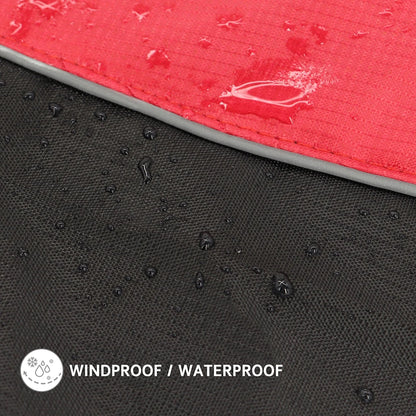 Premium Waterproof Dog Coat - Insulated Reflective Rain Jacket for Medium to Extra Large Breeds, Including French Bulldogs (Sizes XL-6XL)