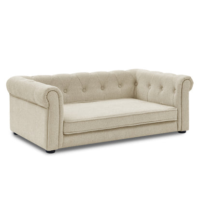 Elegant Rectangular Pet Bed for Medium to Large Breeds