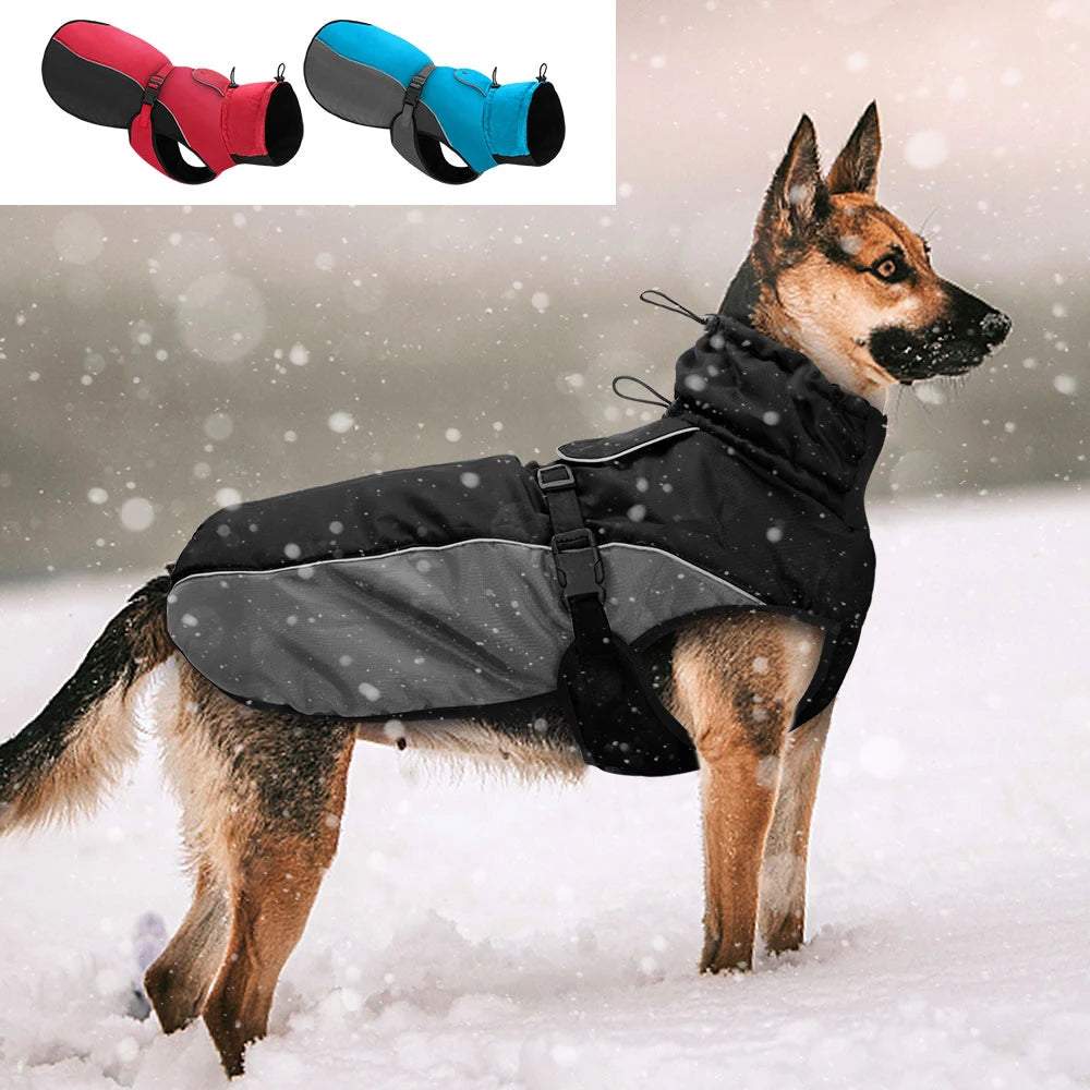 Premium Waterproof Dog Coat - Insulated Reflective Rain Jacket for Medium to Extra Large Breeds, Including French Bulldogs (Sizes XL-6XL)