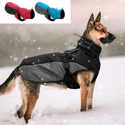 Premium Waterproof Dog Coat - Insulated Reflective Rain Jacket for Medium to Extra Large Breeds, Including French Bulldogs (Sizes XL-6XL)