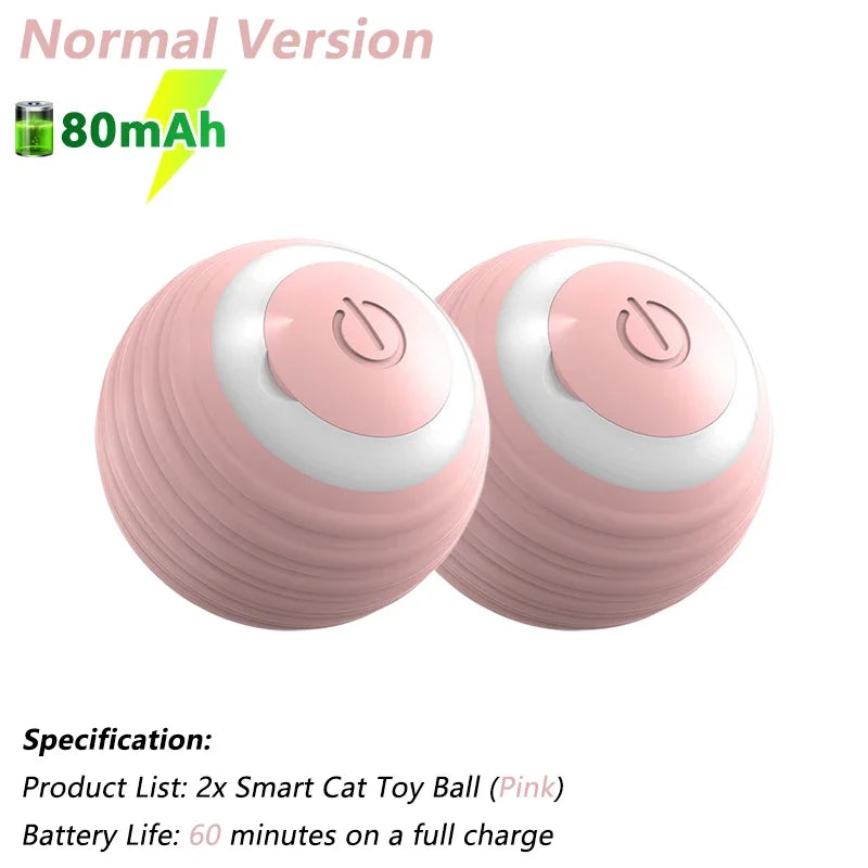Automatic Interactive Rolling Ball for Cats - Smart Rotating Toy and Game Accessory
