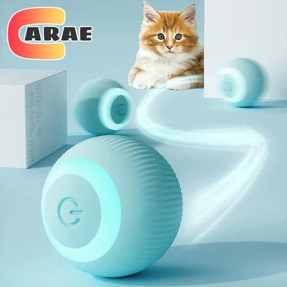 Automatic Interactive Rolling Ball for Cats - Smart Rotating Toy and Game Accessory