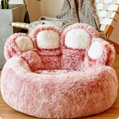 Premium Plush Dog Bed - Cozy Winter Large Pet Sofa with Kennel Mat and Blanket Accessories for Dogs and Cats