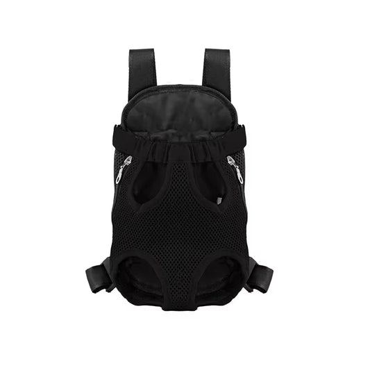 Breathable Double-Shoulder Portable Travel Backpack for Small Dogs and Cats