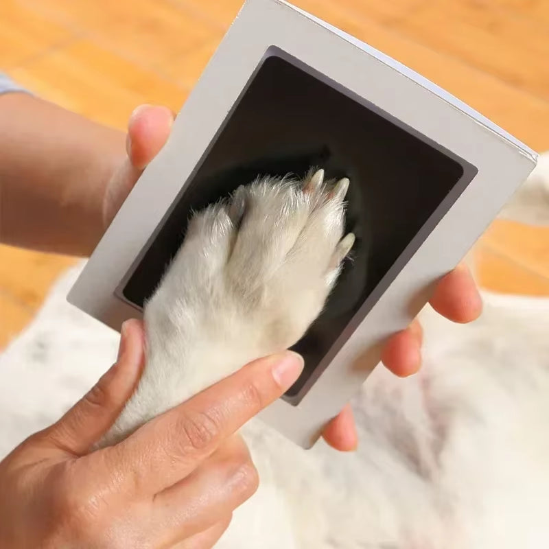 Non-Toxic Pet Footprint and Handprint Ink Pad for Safe Paw Print Keepsakes and Accessories