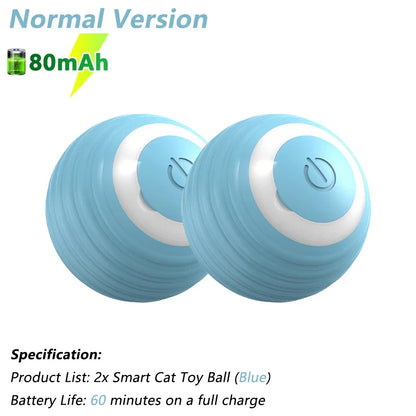 Automatic Interactive Rolling Ball for Cats - Smart Rotating Toy and Game Accessory