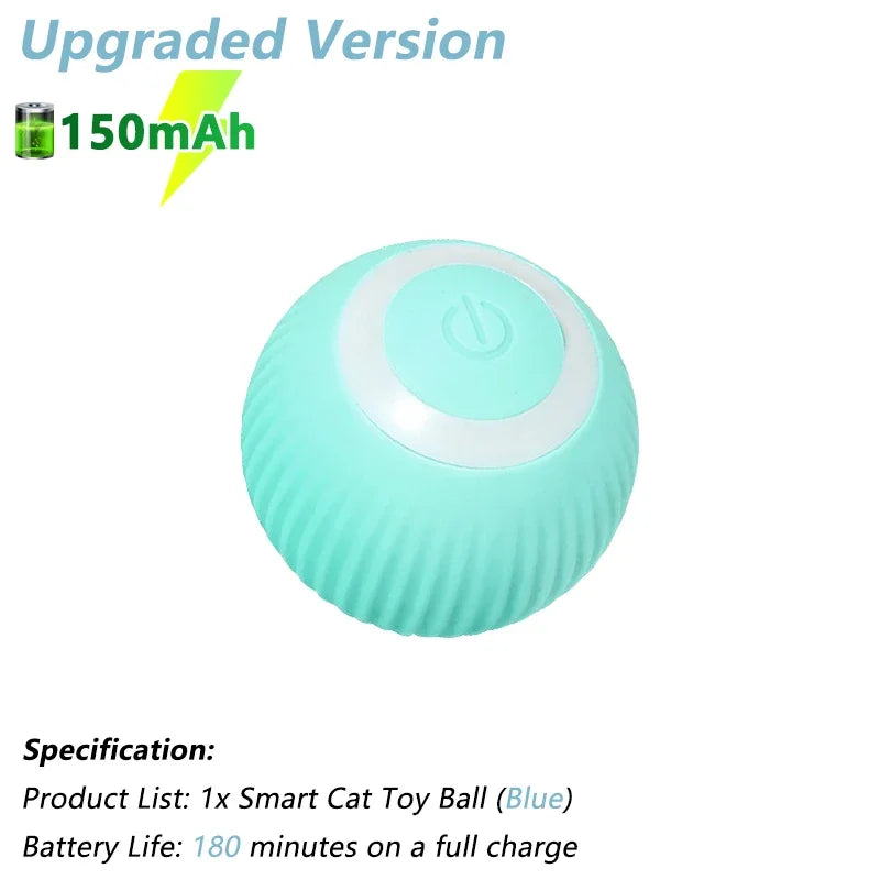 Automatic Interactive Rolling Ball for Cats - Smart Rotating Toy and Game Accessory