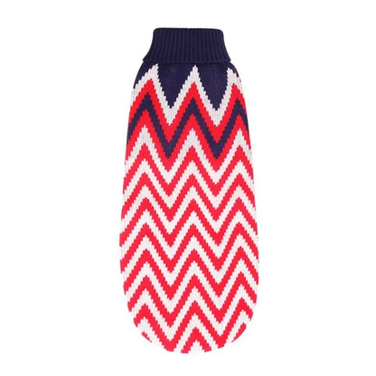 Knitted Winter Sweater for Small to Medium Dogs and Cats - Ideal for Chihuahuas, Bulldogs, and Puppies