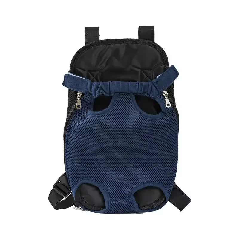 Breathable Double-Shoulder Portable Travel Backpack for Small Dogs and Cats