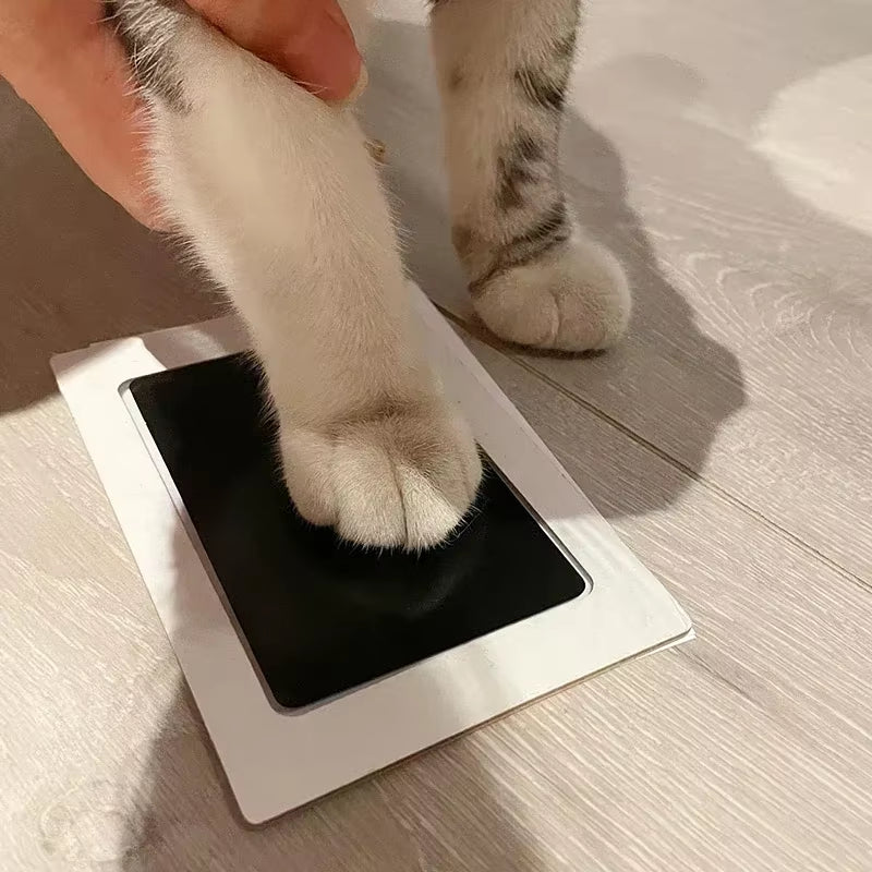 Non-Toxic Pet Footprint and Handprint Ink Pad for Safe Paw Print Keepsakes and Accessories