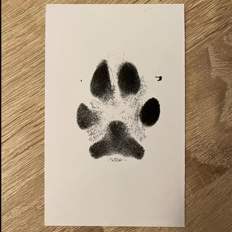 Non-Toxic Pet Footprint and Handprint Ink Pad for Safe Paw Print Keepsakes and Accessories