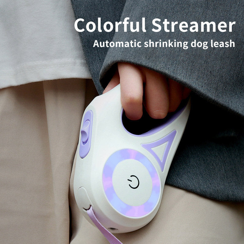Retractable Dog Leash and Collar Set for Small to Medium Dogs and Cats - Automatic Traction System