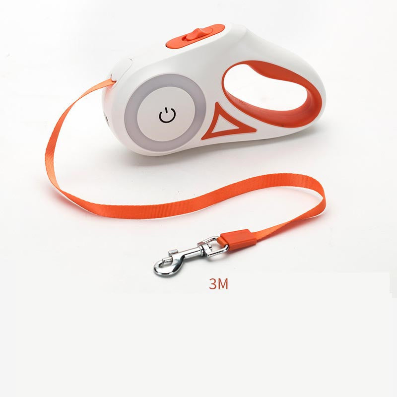 Retractable Dog Leash and Collar Set for Small to Medium Dogs and Cats - Automatic Traction System