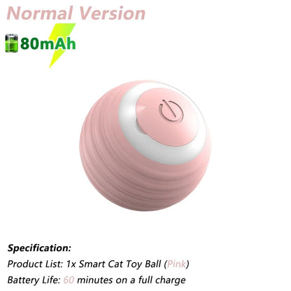 Automatic Interactive Rolling Ball for Cats - Smart Rotating Toy and Game Accessory