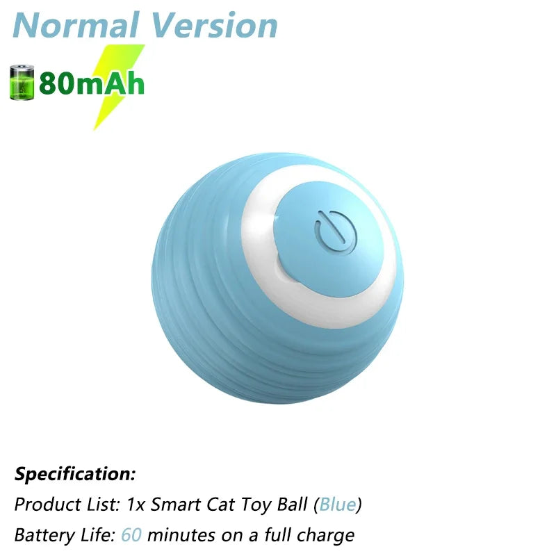 Automatic Interactive Rolling Ball for Cats - Smart Rotating Toy and Game Accessory