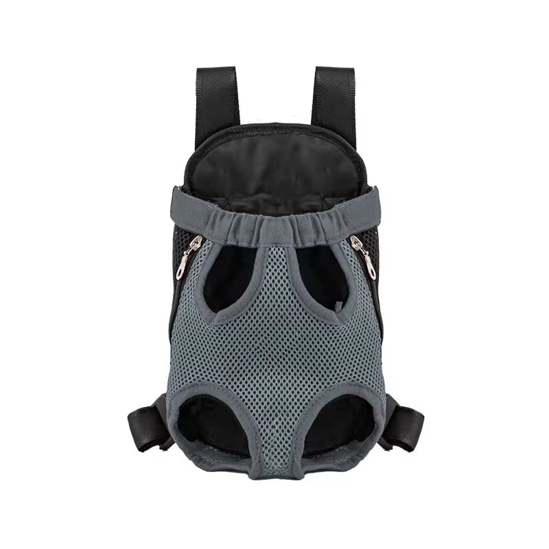 Breathable Double-Shoulder Portable Travel Backpack for Small Dogs and Cats