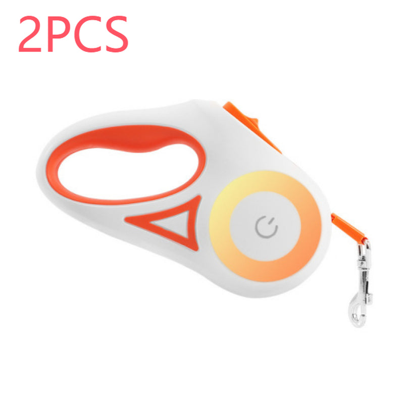 Retractable Dog Leash and Collar Set for Small to Medium Dogs and Cats - Automatic Traction System