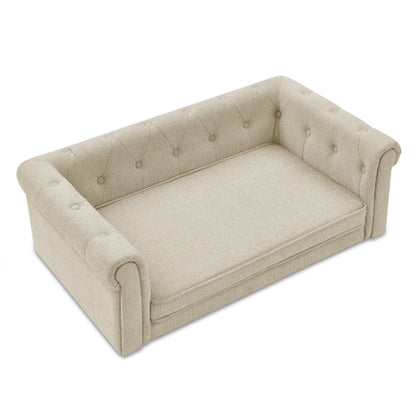 Elegant Rectangular Pet Bed for Medium to Large Breeds