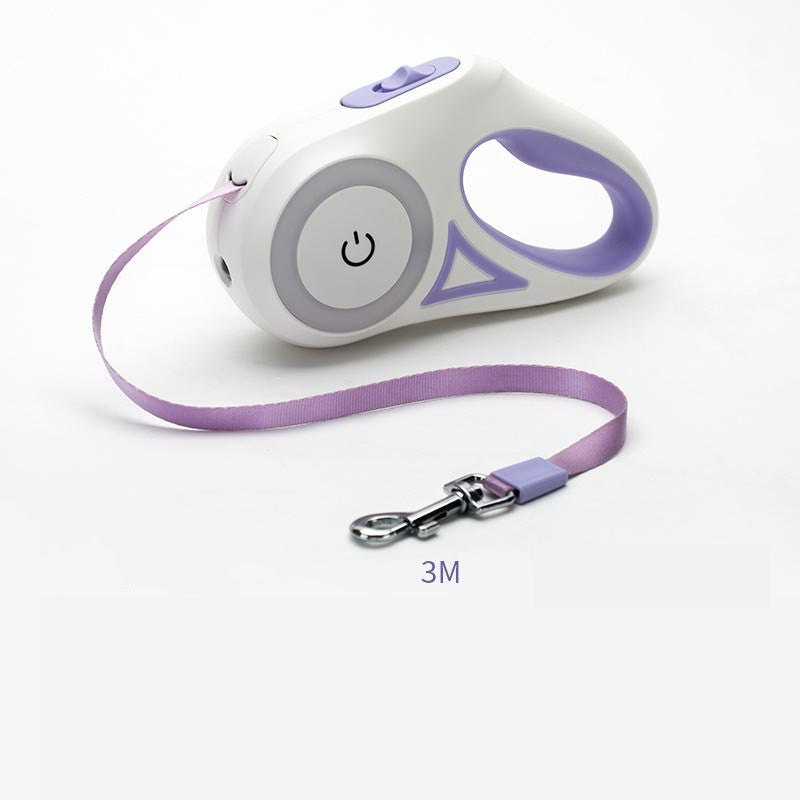 Retractable Dog Leash and Collar Set for Small to Medium Dogs and Cats - Automatic Traction System