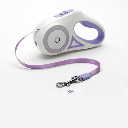 Retractable Dog Leash and Collar Set for Small to Medium Dogs and Cats - Automatic Traction System