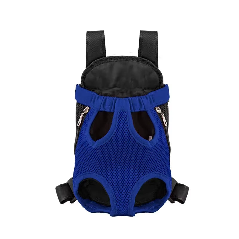 Breathable Double-Shoulder Portable Travel Backpack for Small Dogs and Cats