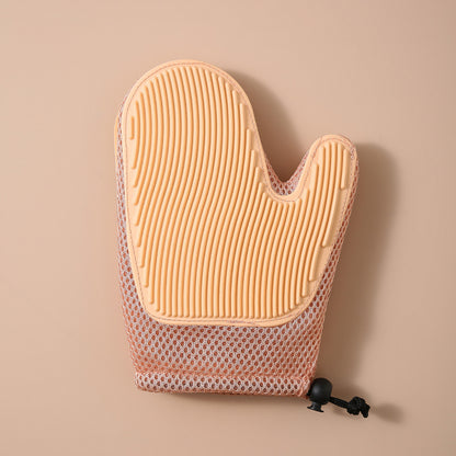 2-in-1 Floating Hair Removal Gloves for Pets - Effective Dog and Cat Grooming Tool