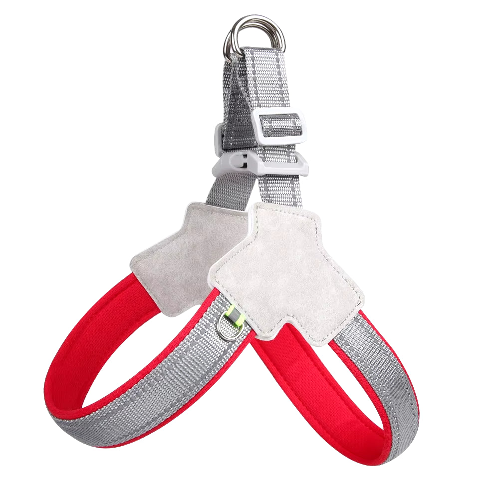 Reflective No-Pull Vest Harness for Small to Medium Dogs and Cats - Ideal for Pugs, Chihuahuas, and Bulldogs