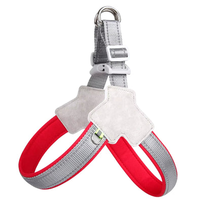 Reflective No-Pull Vest Harness for Small to Medium Dogs and Cats - Ideal for Pugs, Chihuahuas, and Bulldogs
